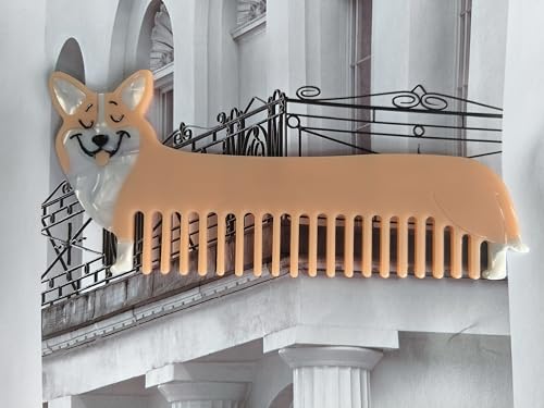 Generic Cute Corgi Animal Hair Comb for Girls - Detangles & Smooths - Variation: Corgi