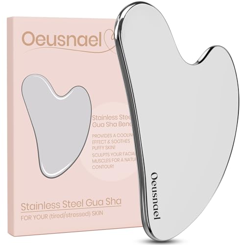 Stainless Steel Gua Sha Tool for Lymphatic Drainage & Facial Contouring