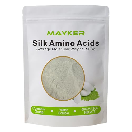Hydrolyzed Silk Amino Acids Powder - Cosmetic Grade Moisturizing & Conditioning Ingredient for Skincare & Hair Care, 2.12 oz