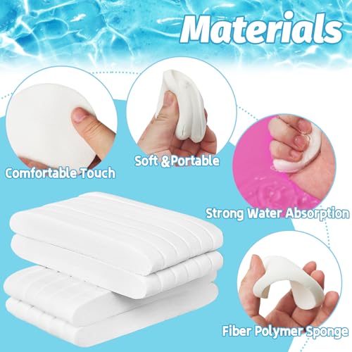 Woozettn Compressed Facial Sponges - 240 Count Round Exfoliating Face Pads