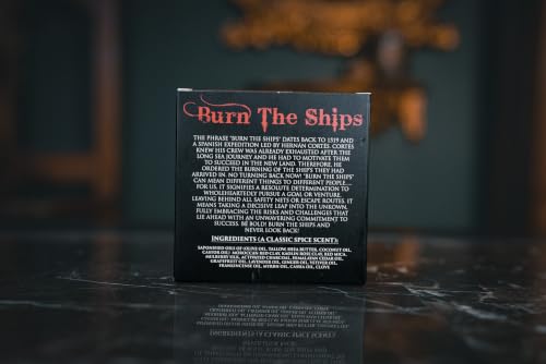 Burn The Ships Natural Men's Soap Bar – Exfoliating Face & Beard Wash