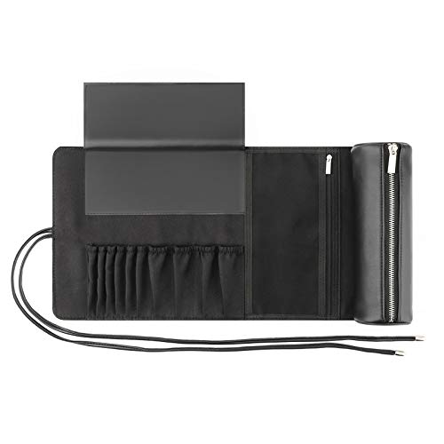 REQO Makeup Brush Organizer with Lid - Travel-Friendly Storage