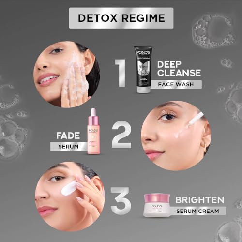 POND'S Bright Miracle Activated Charcoal Detox Facewash 200g - 7.05 oz