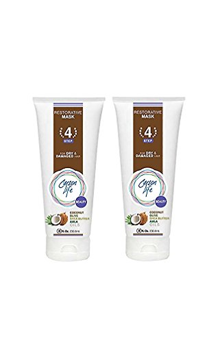 Carson Life 2 Pack Hair Restorative Mask for Color-Treated & Frizzy Hair, Sulfate & Paraben Free