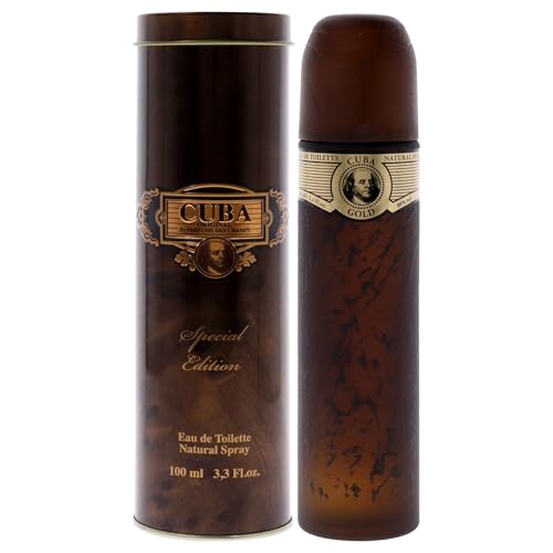 Cuba Gold Special Edition Eau De Toilette Spray for Men - 3.4 oz