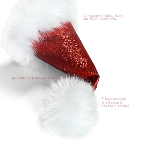 ForBaysy Christmas Headbands Set - Santa Hat & Reindeer for Women