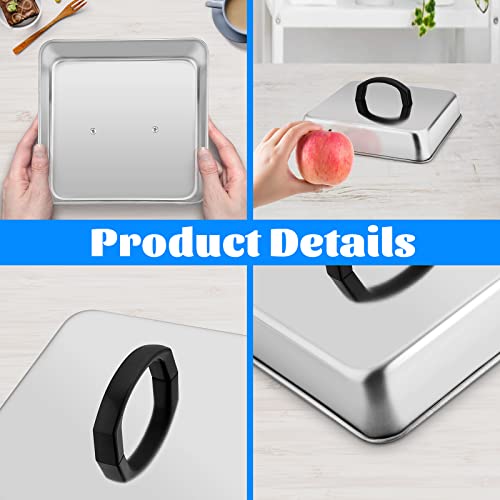 6-Inch Stainless Steel Cheese Melting Dome - Griddle Cover for Cooking