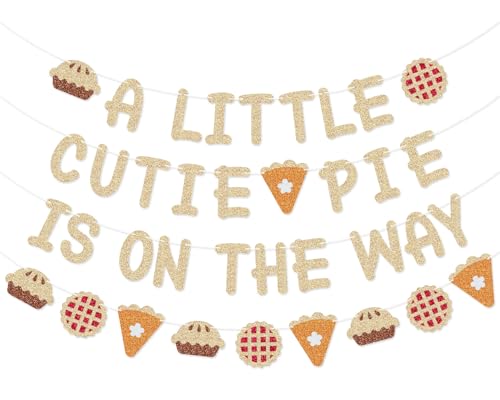 Cutie Pie Baby Shower Banner Garland for Thanksgiving Decor