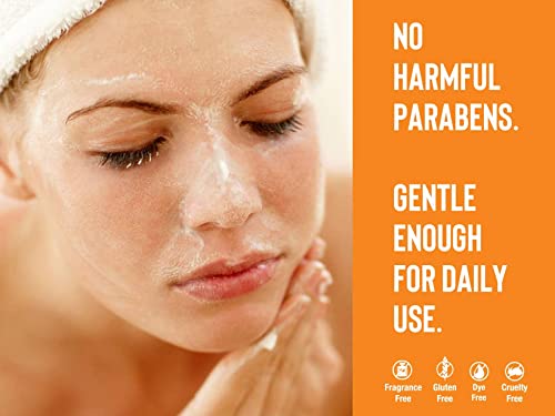 Hyalogic Episilk Facial Scrub Standard Packaging - Gentle Daily Exfoliator with Amber & Hyaluronic Acid, 130g