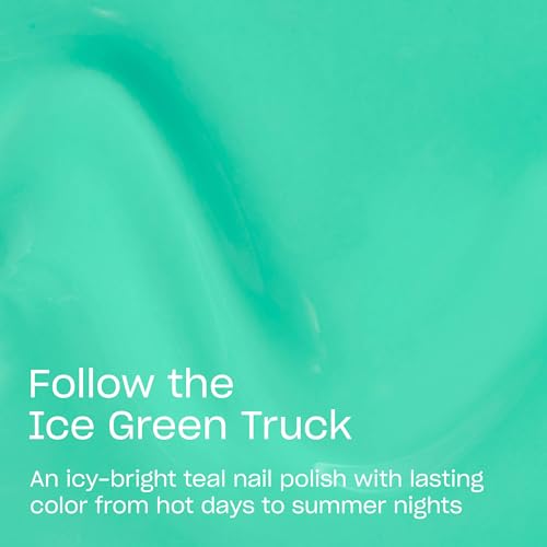 OPI Infinite Shine Nail Polish - Follow the Ice Green Truck | Icy Teal Crème