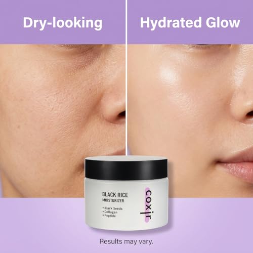 Coxir Black Rice Moisturizer Cream with Niacinamide & Peptides - 1.69 fl. oz