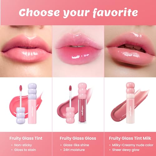 COLORGRAM Fruity Glass Tint Lip Stain - 08 Joyful Persimmon
