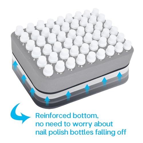 LANDFOBO Essential Oil Organizer Foam Holder - 54 Slot Storage for Bottles