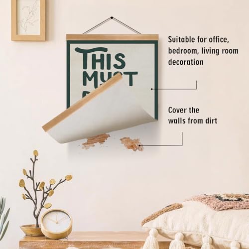 Inspiring Wall Art Poster with Frame - Green Vintage Canvas 12x16