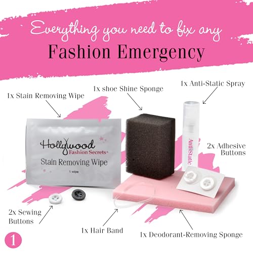 Hollywood Fashion Secrets Style Emergency Kit - 14 Essential Tools for Fashion Fixes
