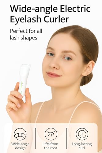 Rechargeable Heated Eyelash Curler – Portable Quick-Heating Tool for All Lash Types