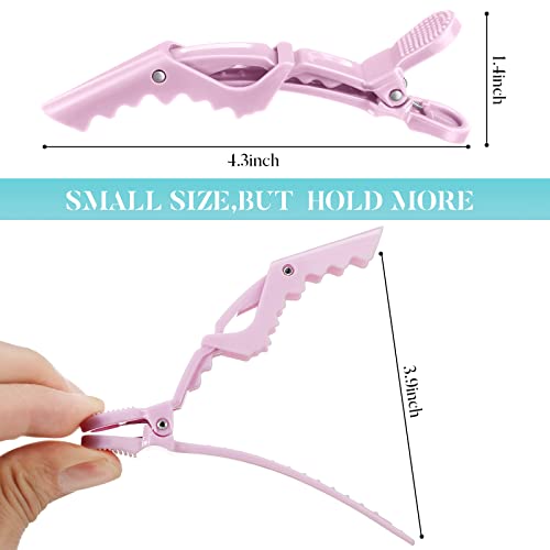 Jexine 50 Pcs Professional Alligator Hair Clips for Styling and Sectioning