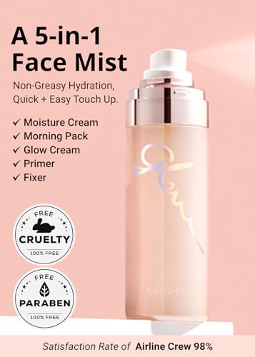 MISSHA Glow Skin Balm Mist 4-in-1 Hydrating Spray - 2.71 oz