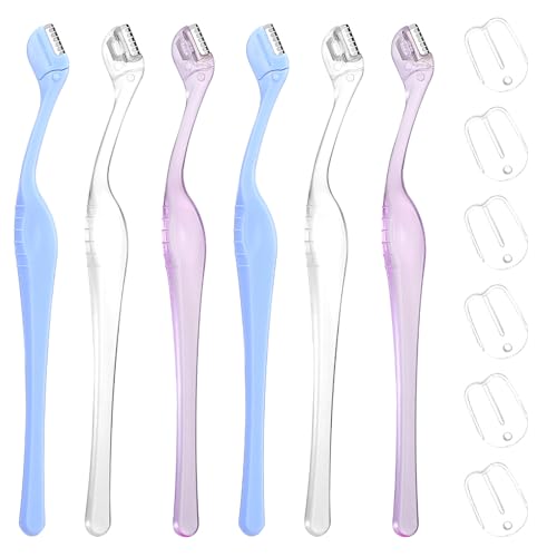 6Pcs Mini Eyebrow Razors for Women - Precision Facial Hair Trimmer