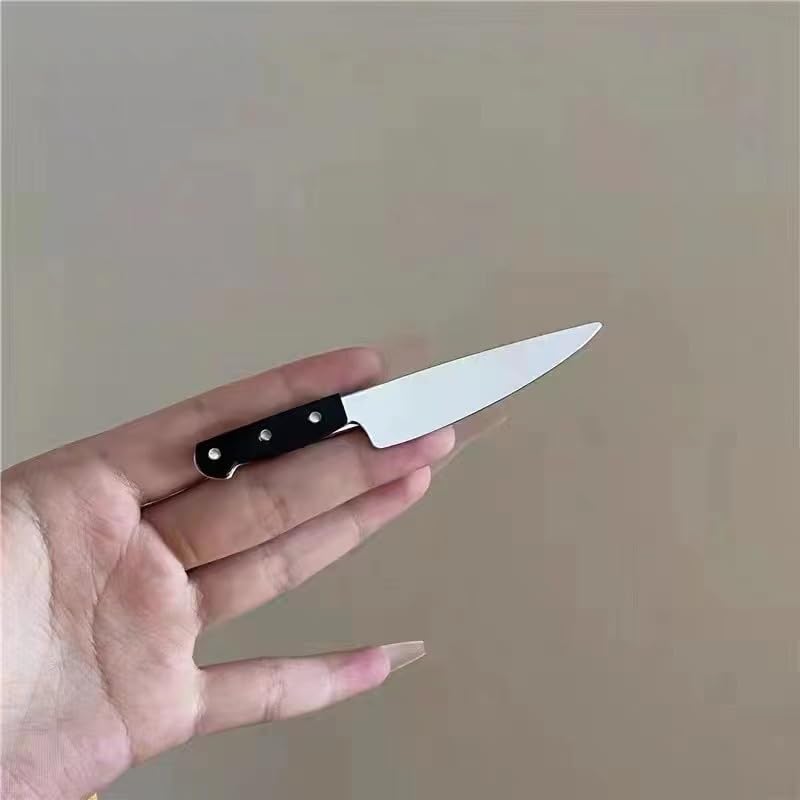 Mini Knife Hair Clips Set – Gothic Punk Barrettes, 2Pcs Hair Accessories for Women & Girls