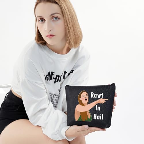 LEVLO Rawt In Hail Makeup Bag - Funny Vanderpump Quote Travel Pouch