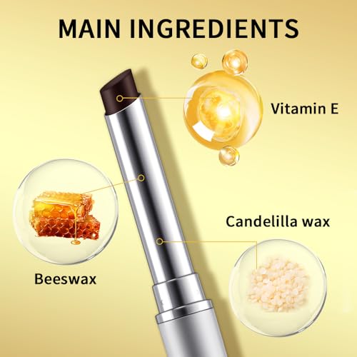 URQT Honey Tinted Lip Balm - Moisturizing Sheer Lipstick, Dark Cherry
