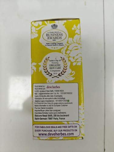 Deve Herbes Pistachio Oil 30ml | Cold Pressed, Pure Carrier Oil