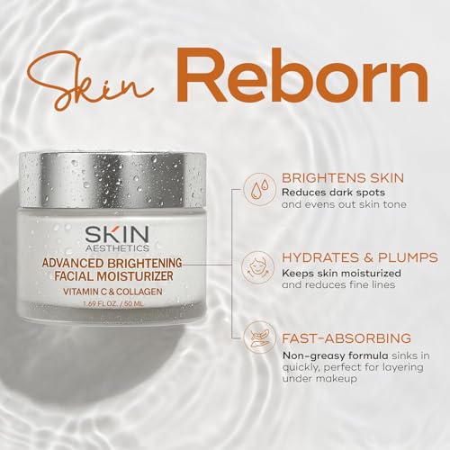 Skin Aesthetics Vitamin C & Collagen Face Moisturizer Duo Pack