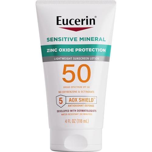 Eucerin Sun Sensitive Mineral Sunscreen Lotion SPF 50 - 4 oz