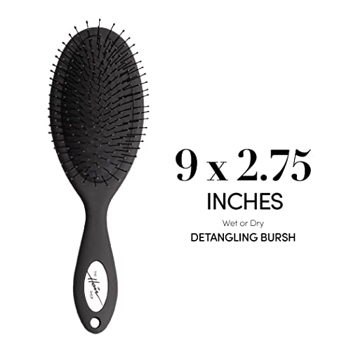 The Hair Shop 909 Ergonomic Detangling Brush for Extensions & Wet Hair