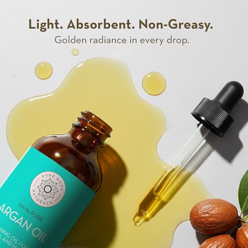 Pure Argan Oil - 4 fl oz Cold Pressed Face & Skin Oil