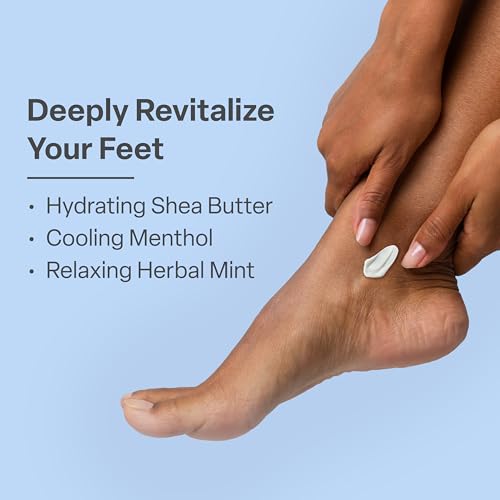 QRxLabs Shea Foot Cream 4 oz - Hydrating & Cooling Relief