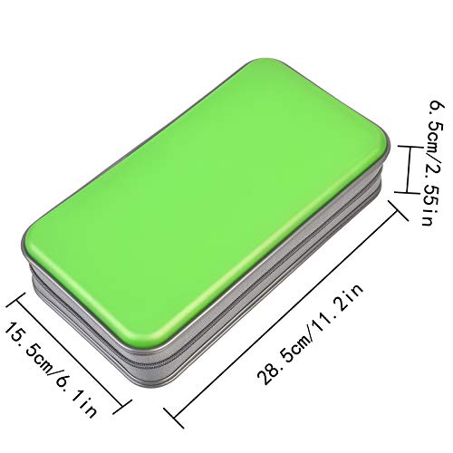 UENTIP 96 Capacity CD/DVD Case Holder - Portable Storage with Zipper Closure