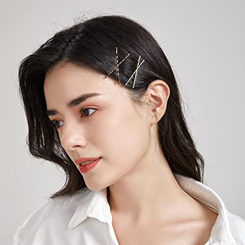 Dofash Black Bobby Pins - 100Pcs 3.5cm Hair Clips for Girls