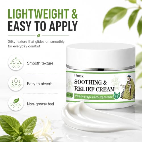 Umex Face & Body Moisturizer - Hydrating Cream for Sensitive & Dry Skin