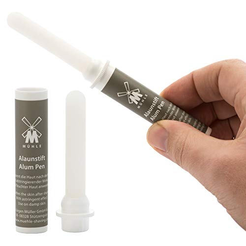 M?HLE Styptic Pencil - All Natural Alum Stone Aftershave, Antiseptic, Helps Heal Nicks, Cuts, and Razor Bumps