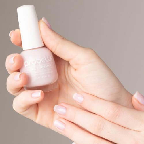 Probelle Illuminating Nail Concealer - Sheer Brightening Polish for Discolored Nails