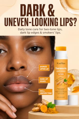 Turmeric & Lemon Lip Balm Duo for Dark Lips - 2 x 5g