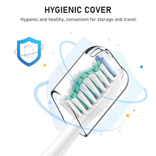 ELFIN Electric Toothbrush Heads 4-Pack for Philips Sonicare