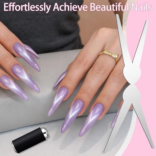 Cat Eye Nail Magnet Set - 3PCS Stainless Steel French Nail Tool