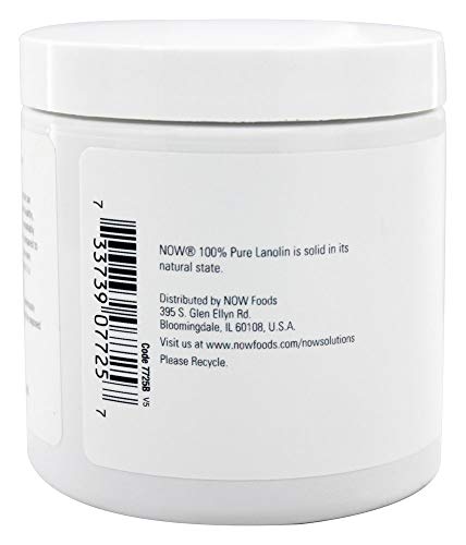 Now Foods Pure Lanolin 7 oz. Natural Skin Moisturizer - Pack of 1
