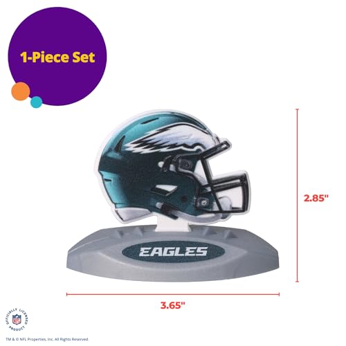 NFL Philadelphia Eagles Cake Topper - Reusable Football Helmet Decoration