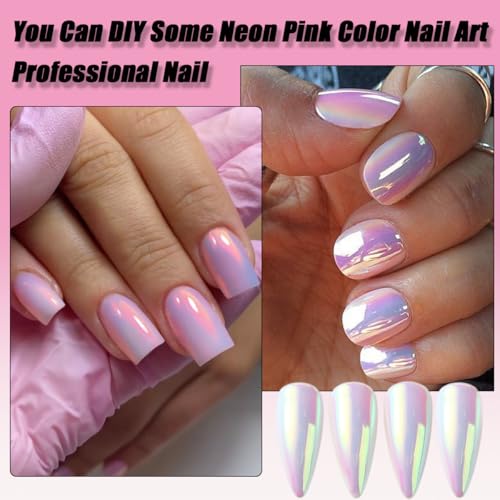 Holographic Unicorn Chrome Nail Powder with Applicator | 1g