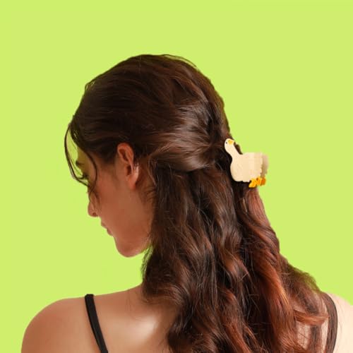 Goose Acetate Hair Clip - Funny Big Claw Clip for Women