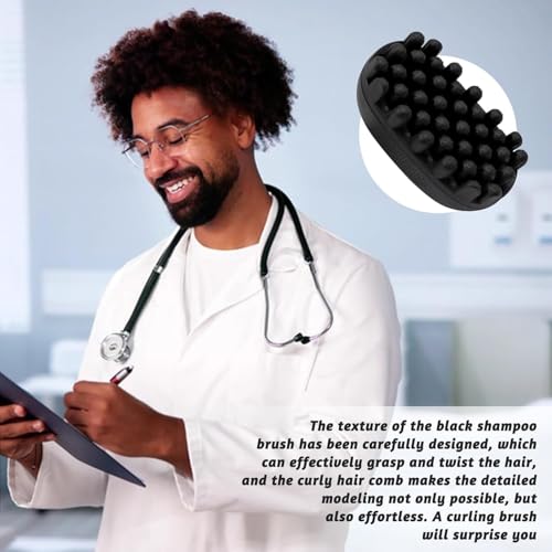Black Twist King Hair Sponge for Defined Curls & Twists