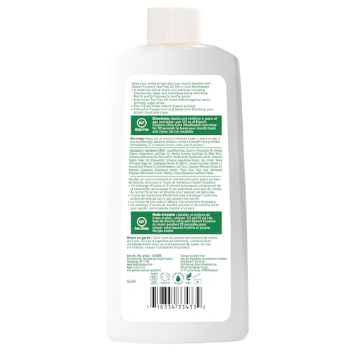 Desert Essence Mega Mint Mouthwash with Tea Tree Oil - 16 fl oz
