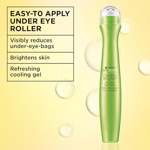 Garnier Clearly Brighter Anti-Puff Eye Roller with Caffeine & Vitamin C