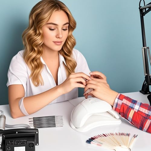 6-Piece Double-Ended Nail Art Brush Set for Precision Detailing