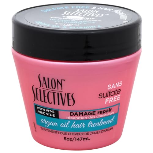 Salon Selectives Argan Oil & Vitamin E Hair Treatment - 3 Pack