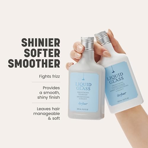 Drybar Liquid Glass Smoothing Conditioner 1.7 Fl Oz - Frizz Control & Shine, Vegan & Cruelty-Free